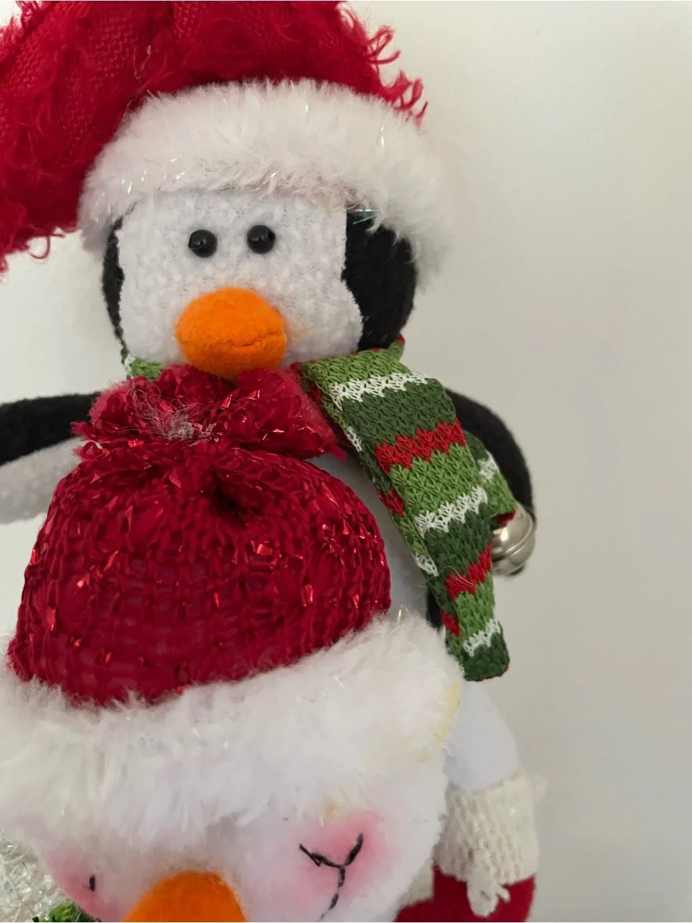 VTG Dan Dee Standing Christmas Seasonal Decor Snow Man Penguin Santa